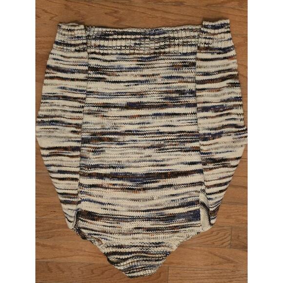 NWT Desigual Men's Unisex Desigual Chimney Neck Sweater - Multicolor Cable Knit - Picture 9 of 9